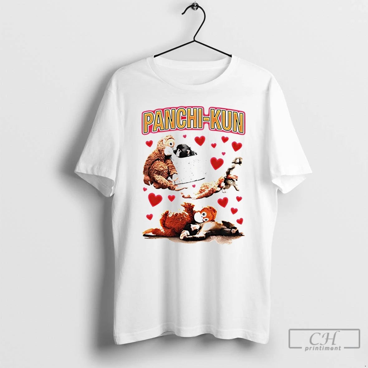 Classic Panchi Kun Rap Love Heart Graphic T-Shirts, Hoodie, Sweatshirt | HypeDripTees.com