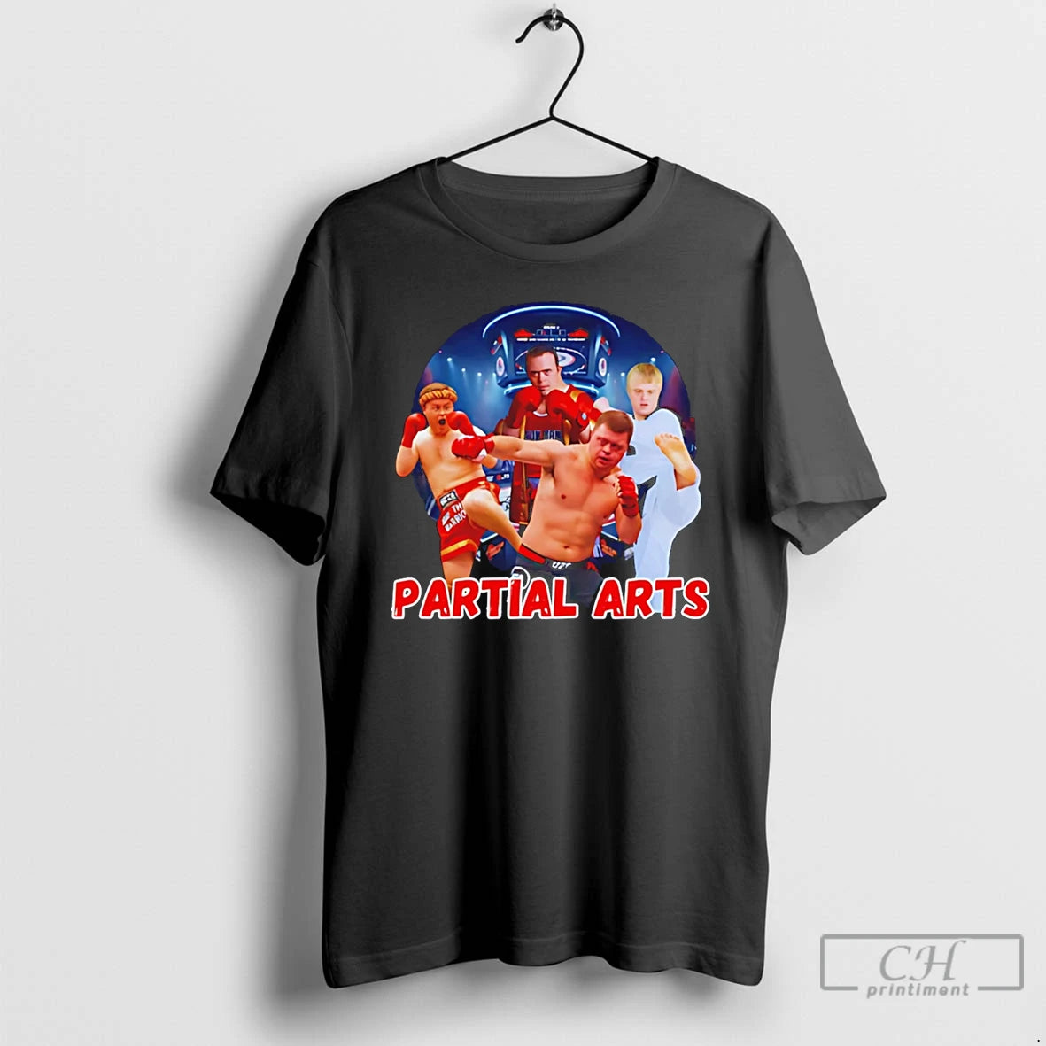 Classic Partial Arts Down Graphic T-Shirts, Hoodie, Sweatshirt | HypeDripTees.com