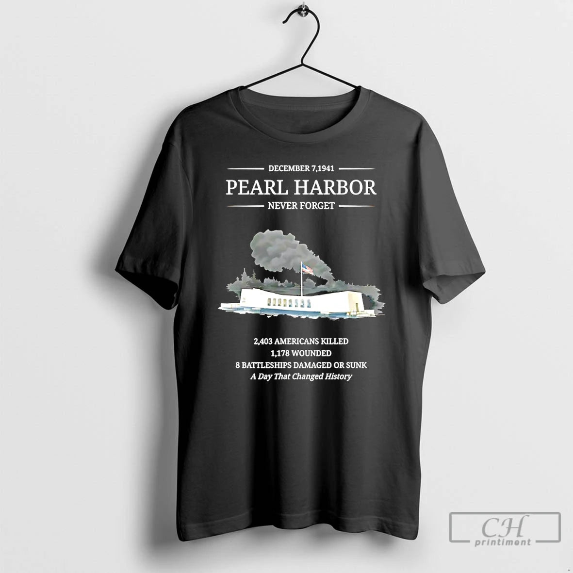 Classic Pearl Harbor Never Forget Dec 7 1941 A Day That Changed History T Shirts Hoodie, Sweatshirt | HypeDripTees.com