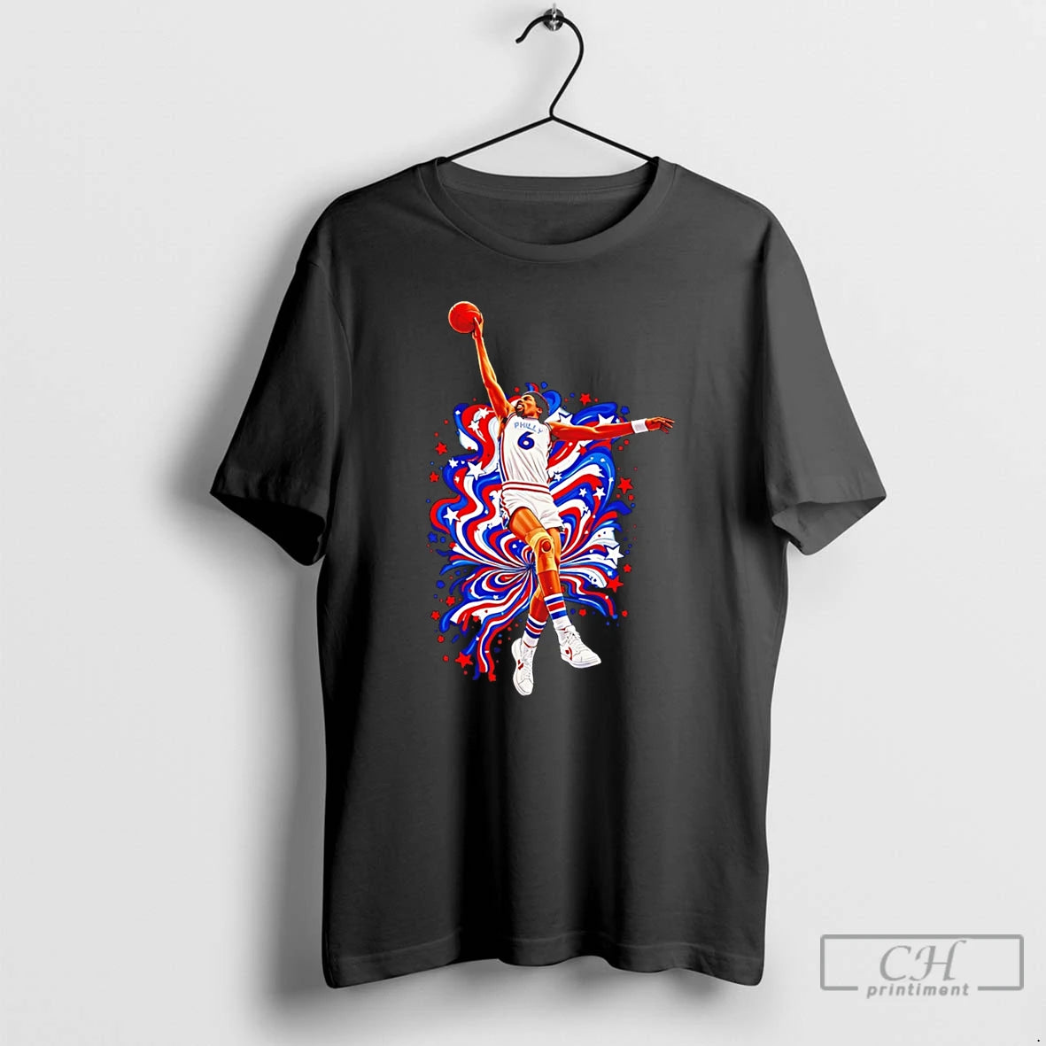 Classic Phunkadelic Dr J Philadelphia Basketball Graphic T-Shirts, Hoodie, Sweatshirt | HypeDripTees.com