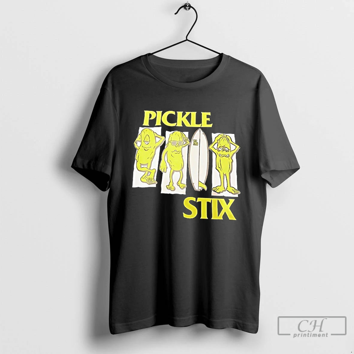 Classic Pickle Stix Vacation Surfing Graphic T-Shirts, Hoodie, Sweatshirt | HypeDripTees.com