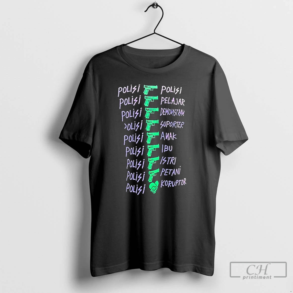 Classic Polisi Pelajar Demoustaan Suporter Anak Ibu Istri Petani Koruptor T-Shirts, Hoodie, Sweatshirt | HypeDripTees.com