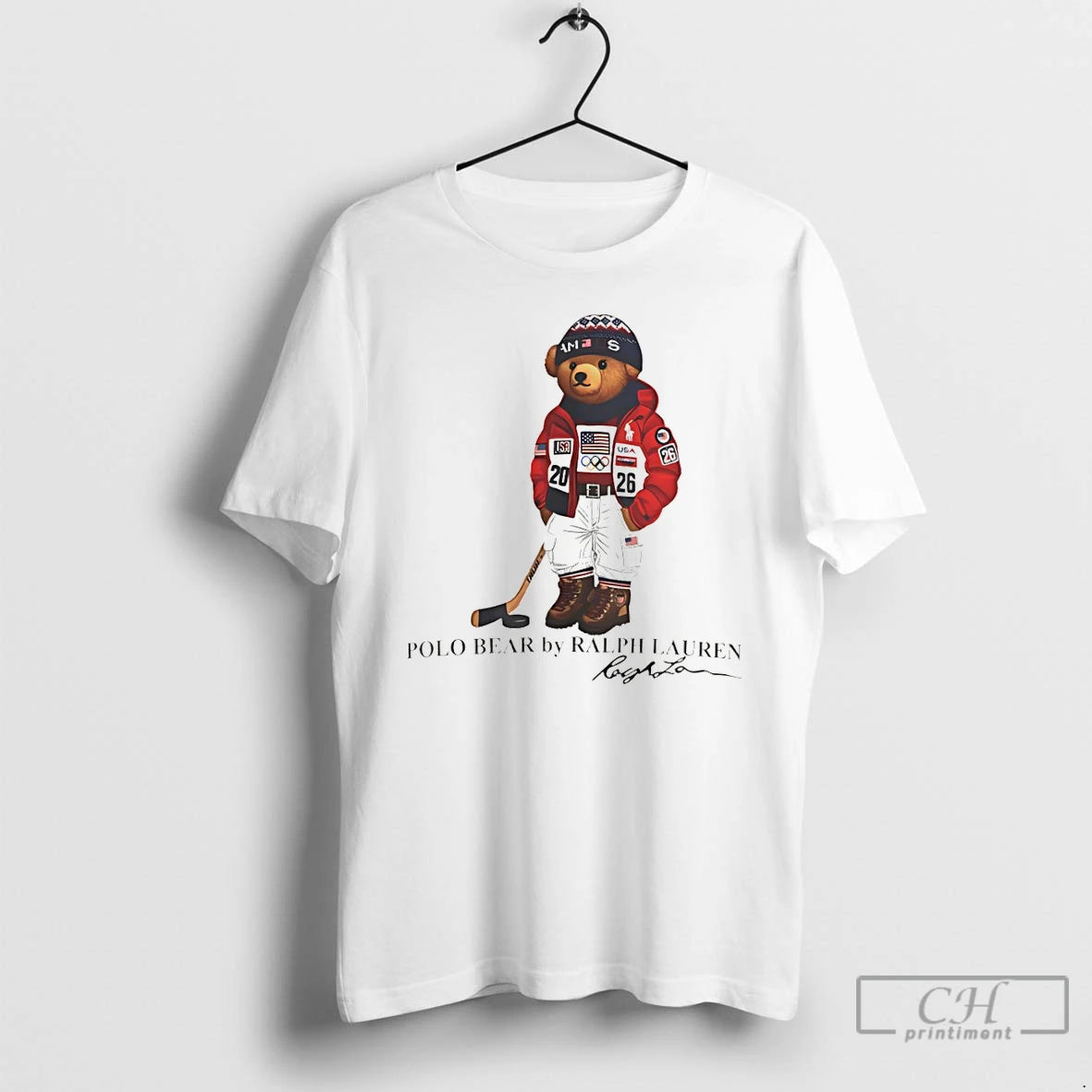 Classic Polo Bear Usa Hockey By Ralph Lauren Olympic 2026 T-Shirts, Hoodie, Sweatshirt | HypeDripTees.com