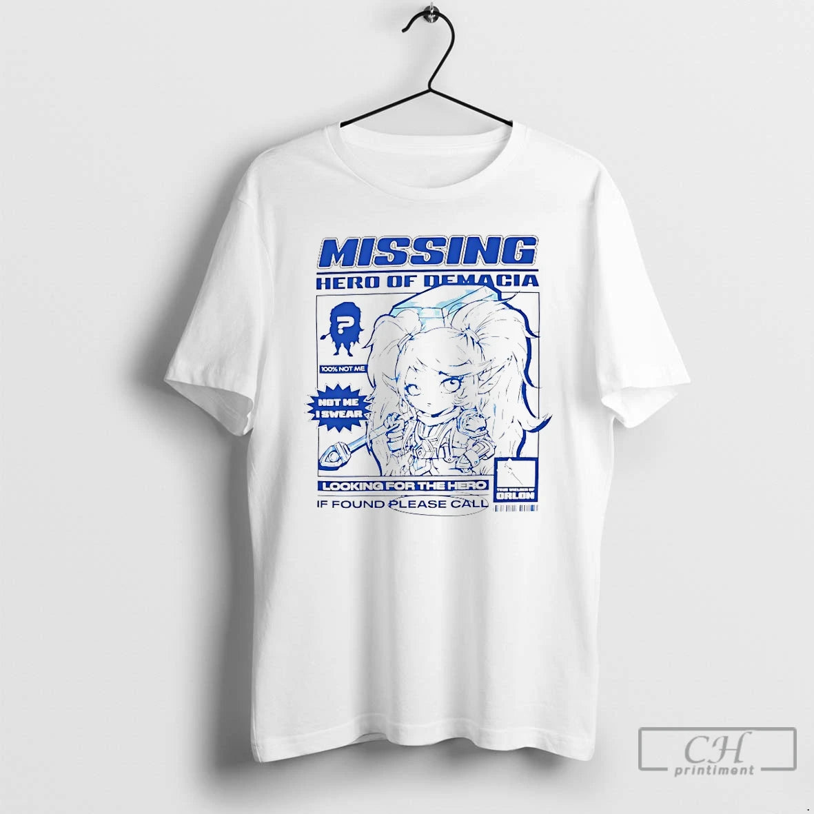 Classic Poppy Missing Hero Of Demacia T-Shirts, Hoodie, Sweatshirt | HypeDripTees.com
