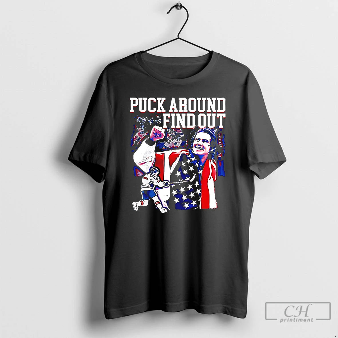 Classic Puck Around Find Out Jack Hughes Usa Hockey T-Shirts, Hoodie, Sweatshirt | HypeDripTees.com
