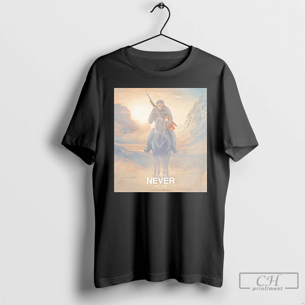 Classic Punch The Monkey Youre Never Alone T-Shirts, Hoodie, Sweatshirt | HypeDripTees.com