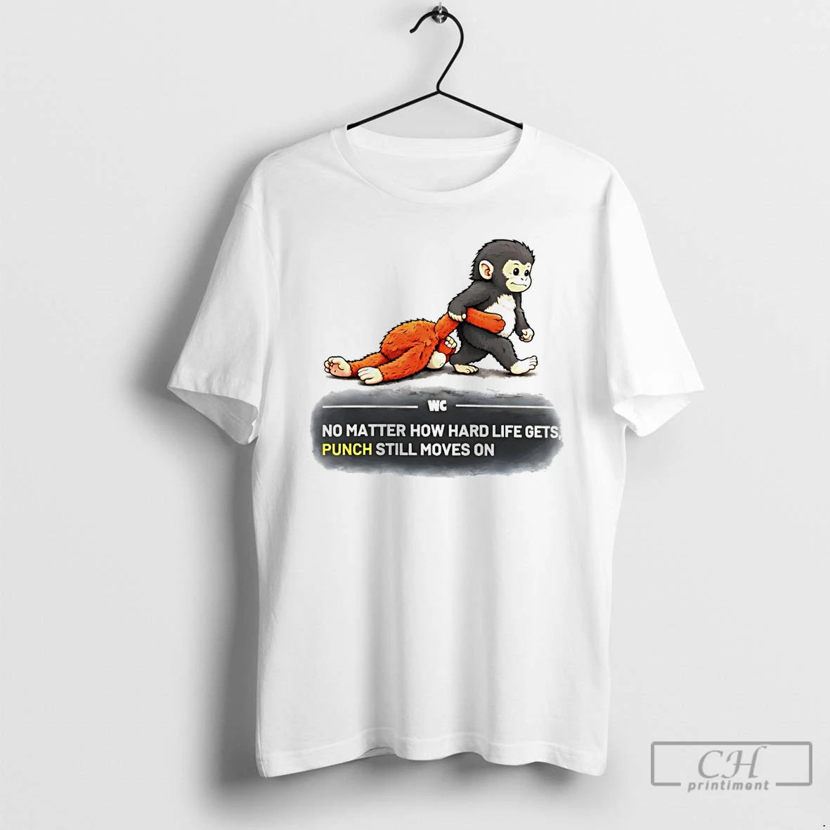 Classic Punch Baby Monkey No Matter How Hard Life Gets Punch Still Moves On T-Shirts, Hoodie, Sweatshirt | HypeDripTees.com