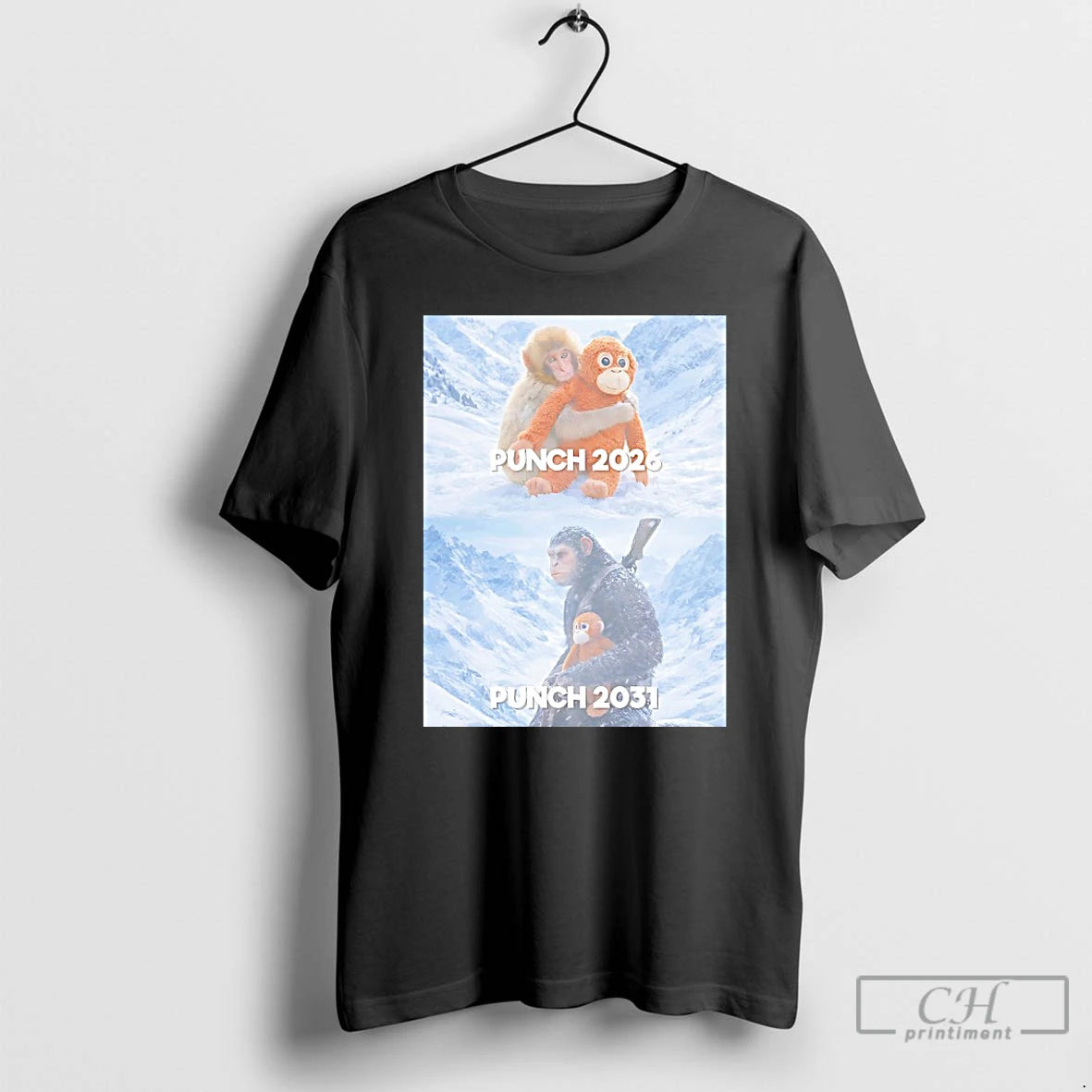 Classic Punch In 2026 And 2031 Monkey Meme T-Shirts, Hoodie, Sweatshirt | HypeDripTees.com