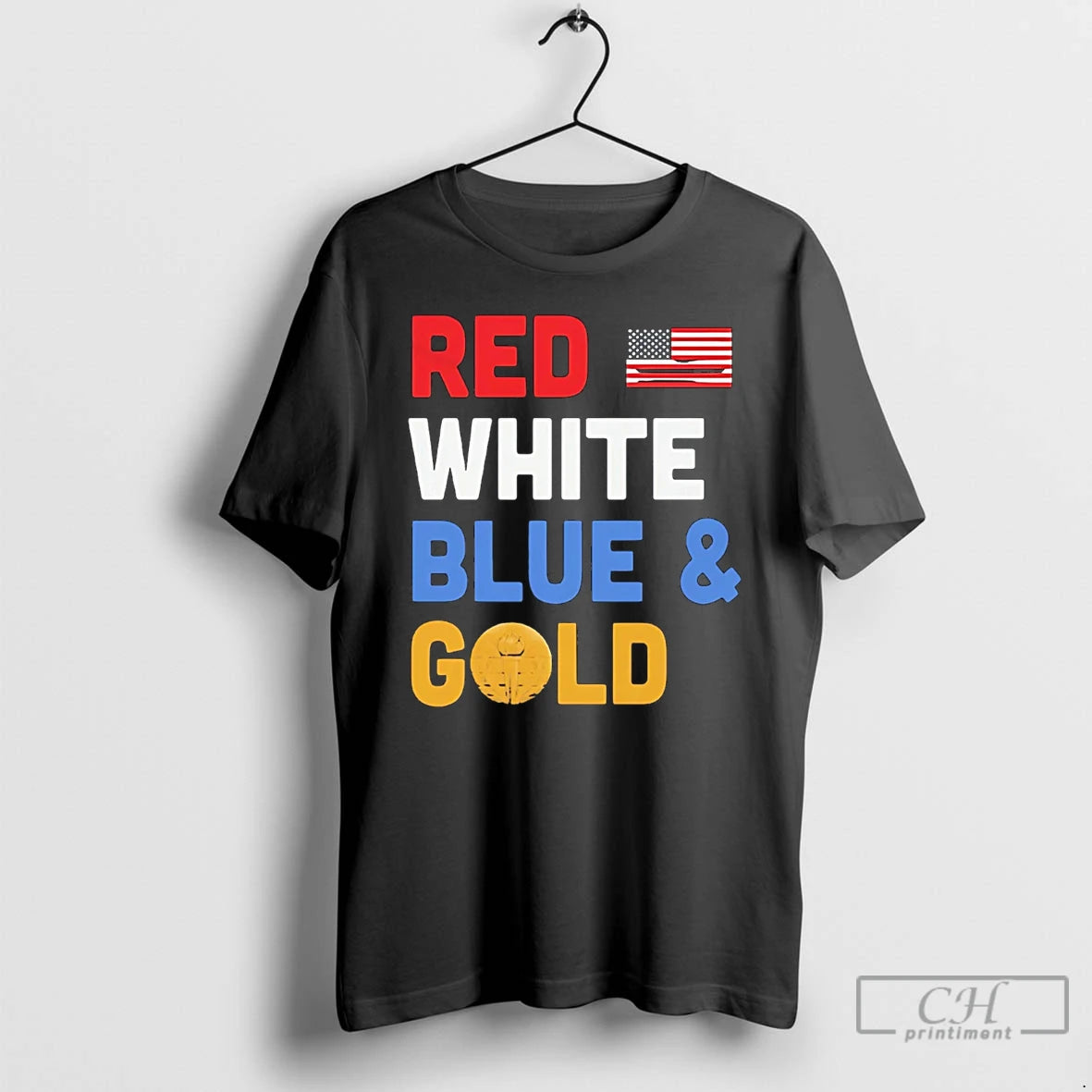 Classic Red White Blue And Gold T-Shirts, Hoodie, Sweatshirt | HypeDripTees.com