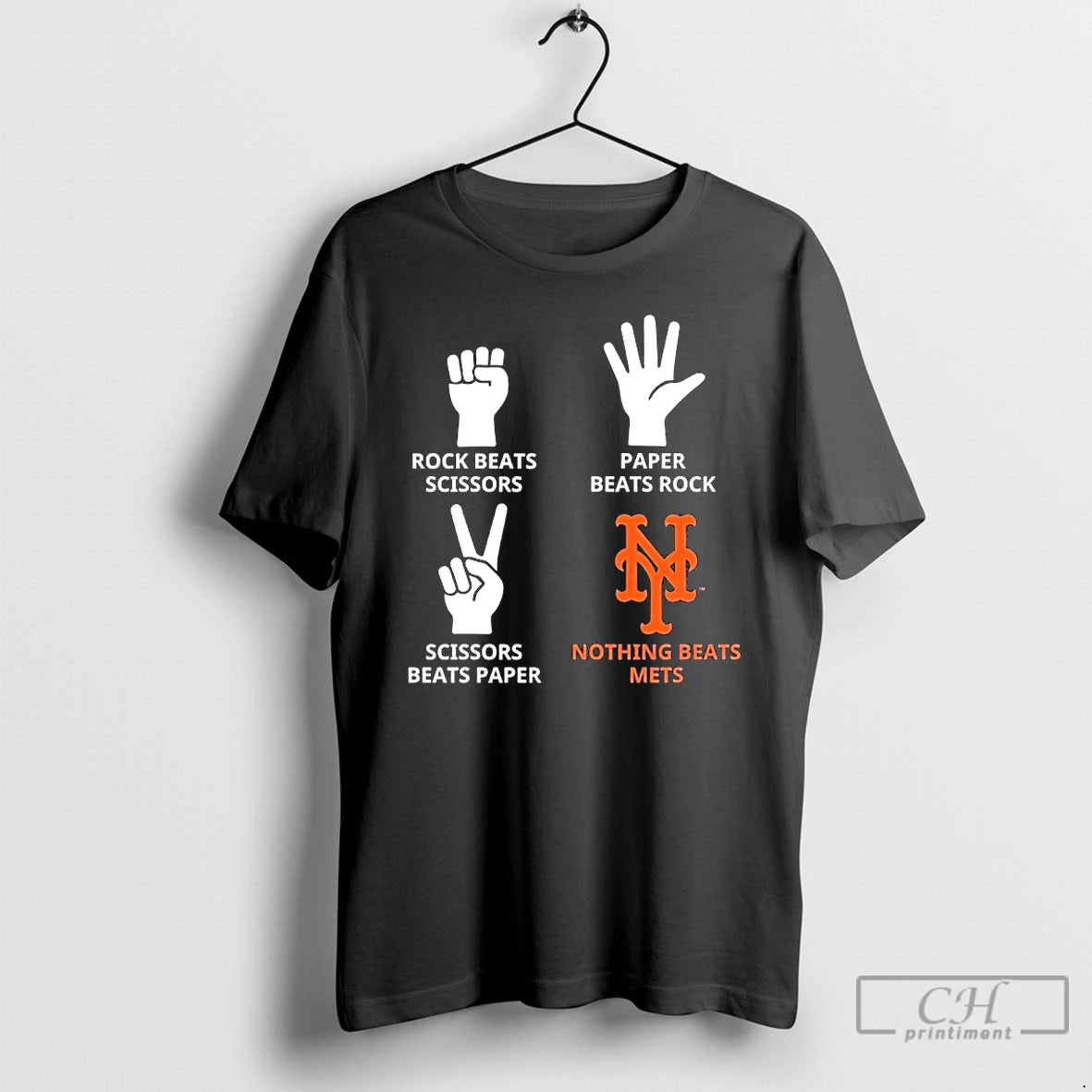 Classic Rock Beats Scissors Paper Beats Rock Scissors Beats Paper Nothing Beats New York Mets T-Shirts, Hoodie, Sweatshirt