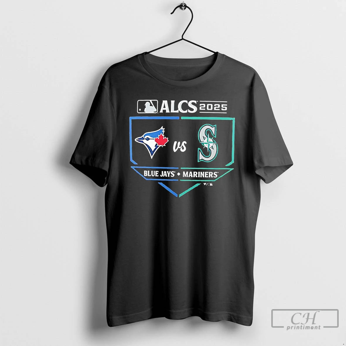 Classic Seattle Mariners Vs Blue Jays 2025 Alcs Matchup T Shirts