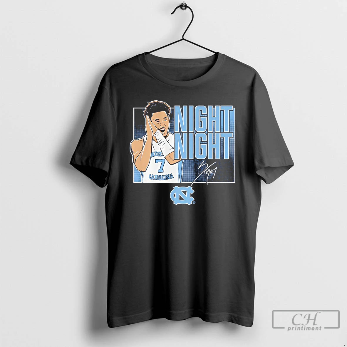 Classic Seth Trimble Said Night Night North Carolina Tar Heels Basketball Signature T Shirts Sweater Hoodie, Sweatshirt