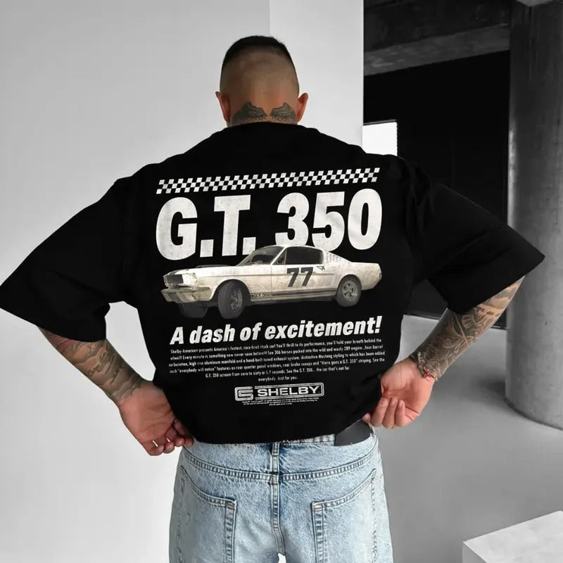 Classic Shelby GT350 T-Shirt, Unisex, Car Clothing Hoodie, Sweatshirt | HypeDripTees.com