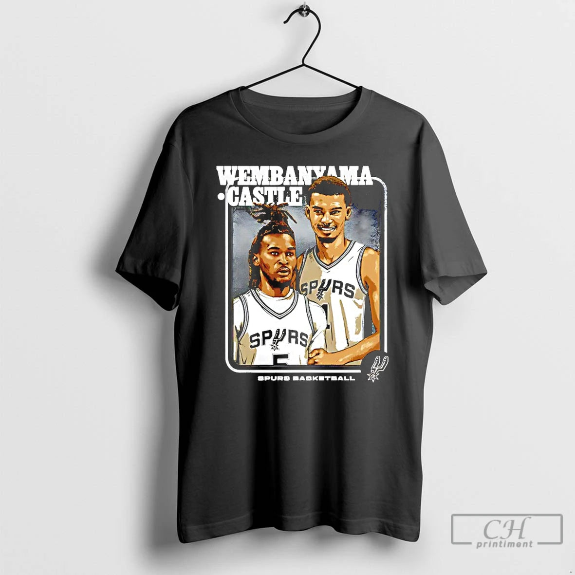 Classic Step Brothers Victor Wembanyama And Stephon Castle San Antonio Spurs T-Shirts, Hoodie, Sweatshirt | HypeDripTees.com