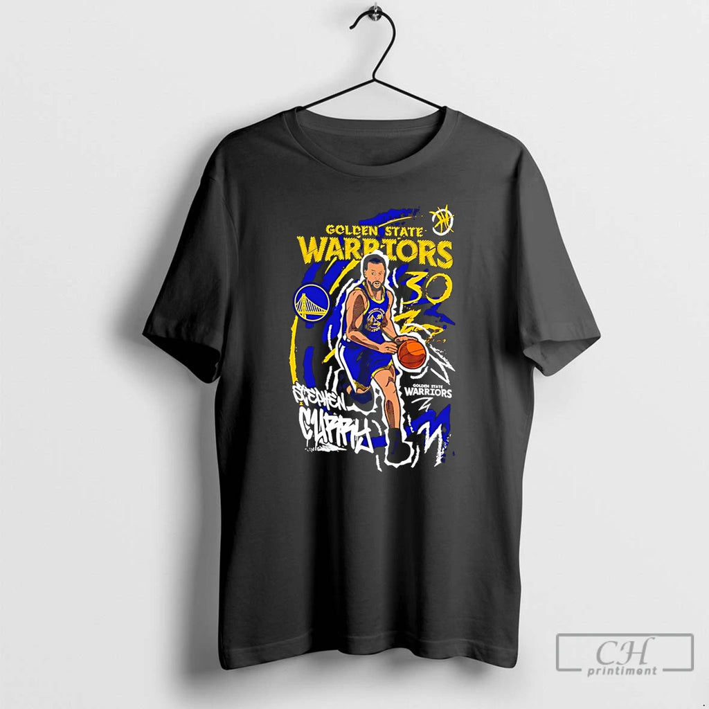 Classic Stephen Curry Golden State Warriors Chalked Up Player Paint