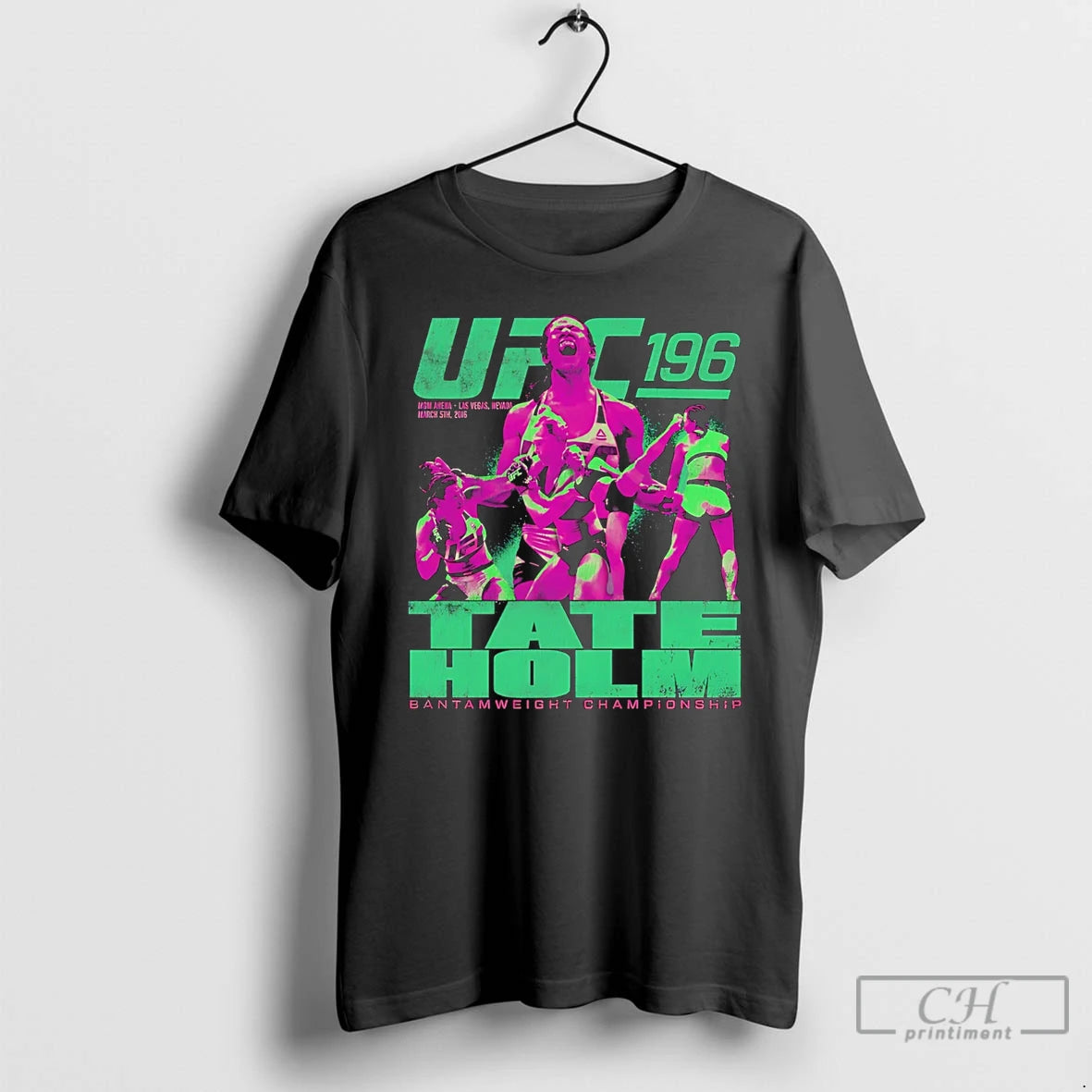Classic Tate Vs Holm Ufc 196 Featherweight Championship T-Shirts, Hoodie, Sweatshirt | HypeDripTees.com