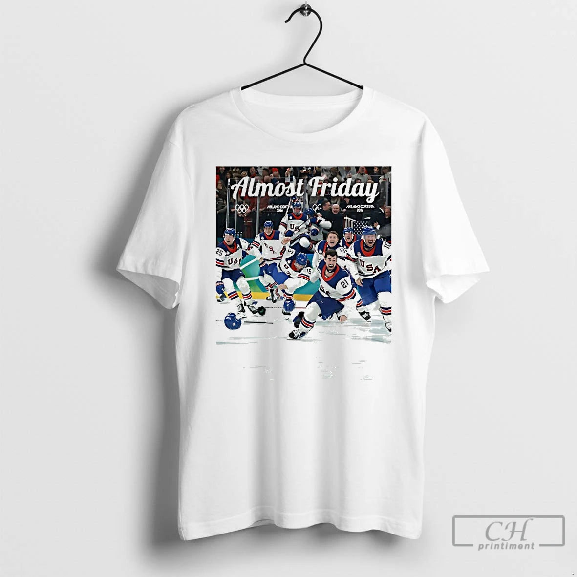 Classic Team Usa 2026 Olympics Almost Friday T-Shirts, Hoodie, Sweatshirt | HypeDripTees.com