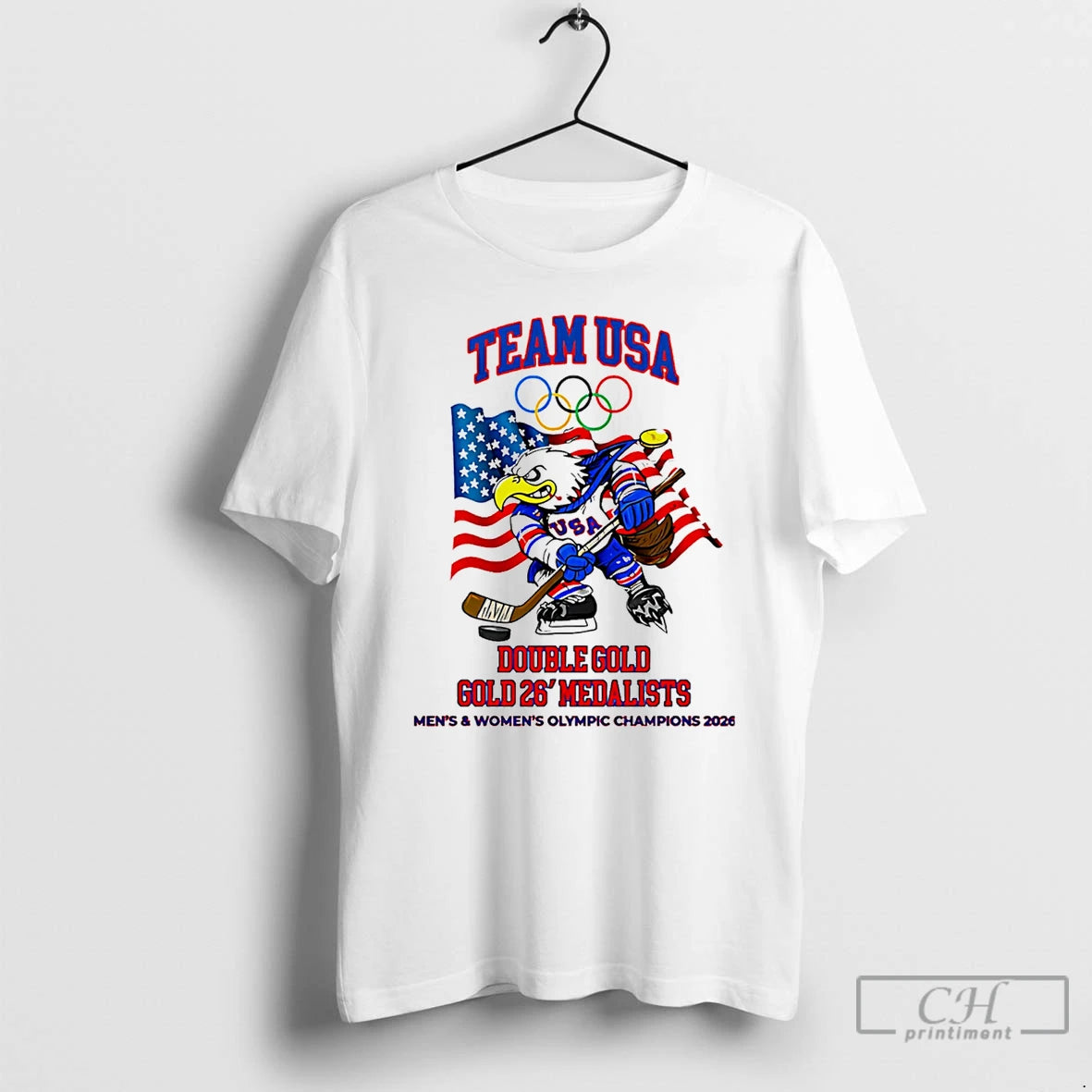 Classic Team Usa Double Gold 26 Medalists Olympics Champions 2026 T-Shirts, Hoodie, Sweatshirt | HypeDripTees.com