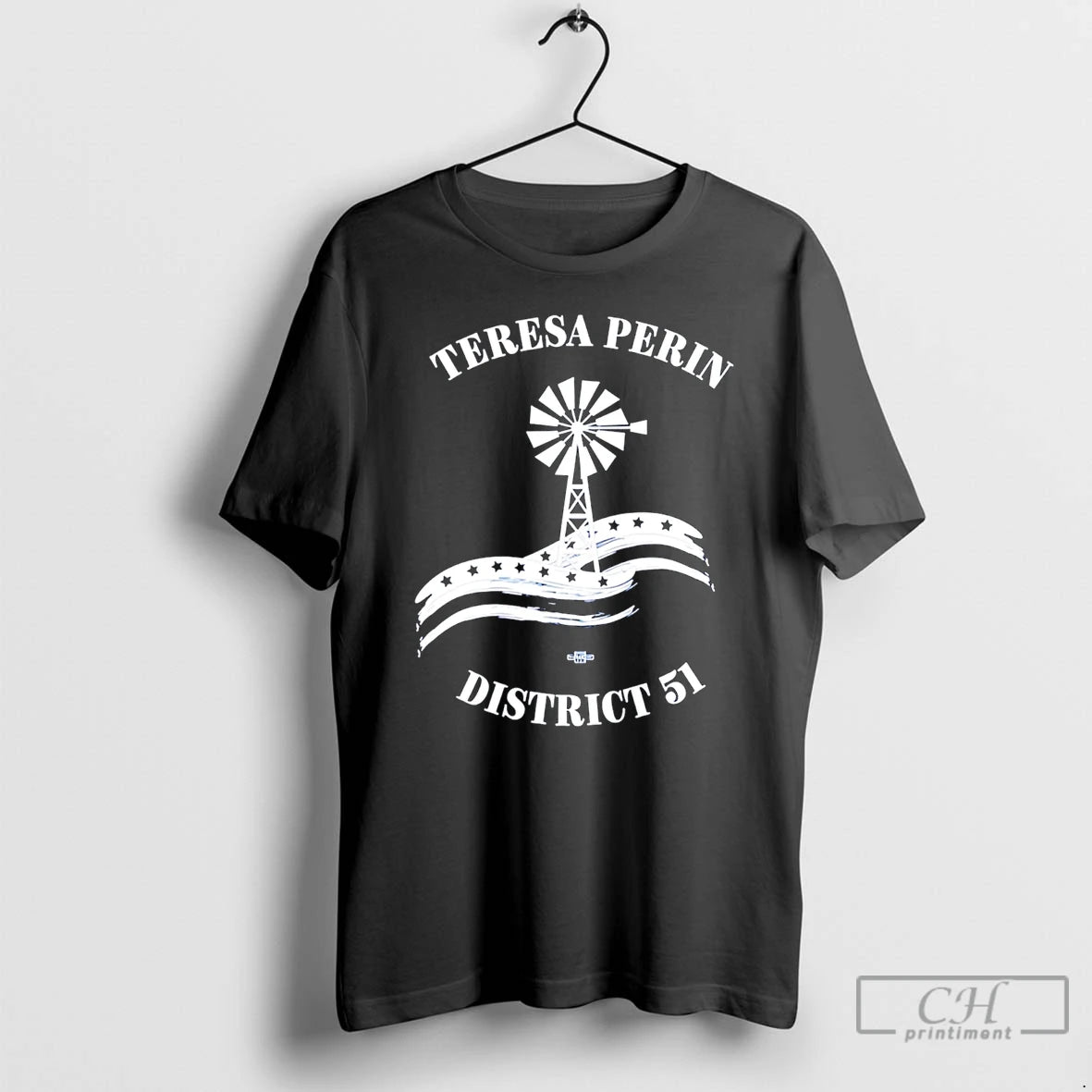 Classic Teresa Perin District 51 Windmill T-Shirts, Hoodie, Sweatshirt | HypeDripTees.com