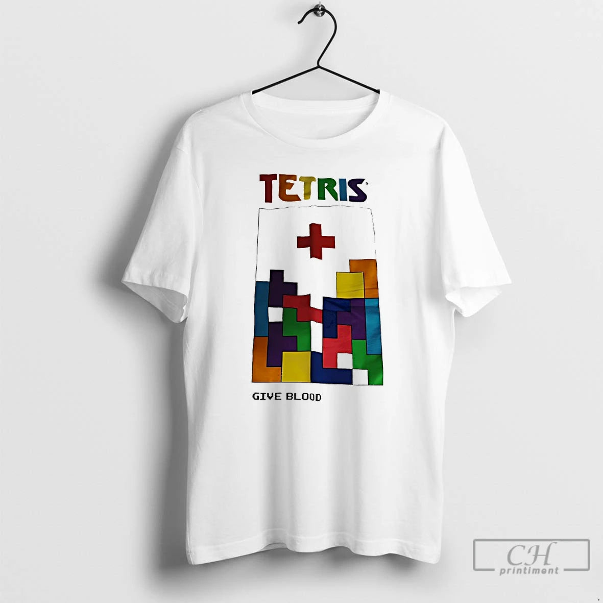 Classic Tetris Give Blood T-Shirts, Hoodie, Sweatshirt | HypeDripTees.com