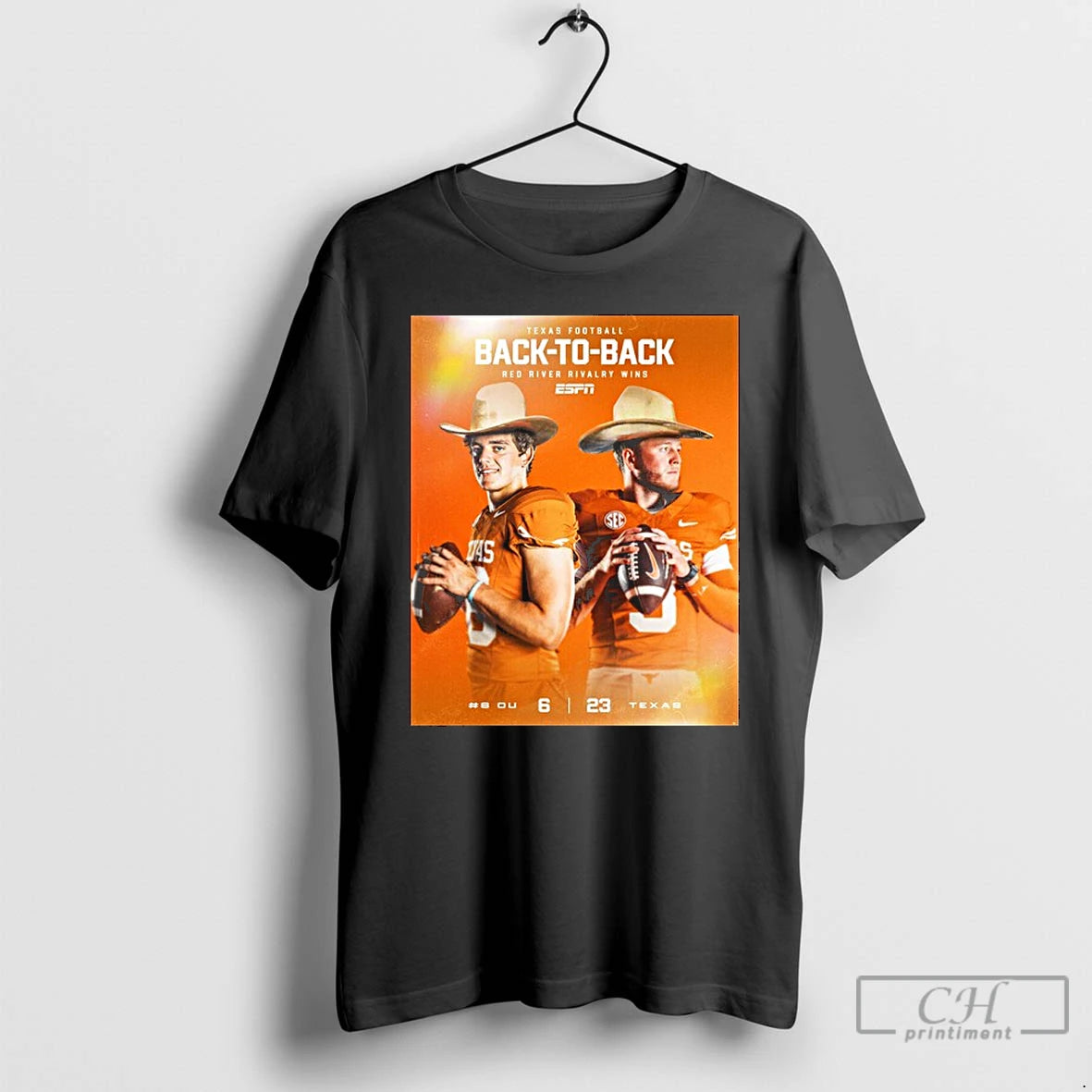 Classic Texas Football Back 2 Back Red River Rivalry Winners Beat Ou T Shirts