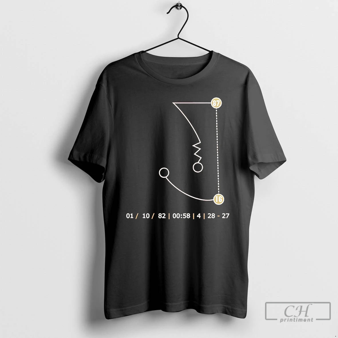 Classic The Catch Joe Montana Dwight Clark Famous Football Play T-Shirts, Hoodie, Sweatshirt | HypeDripTees.com