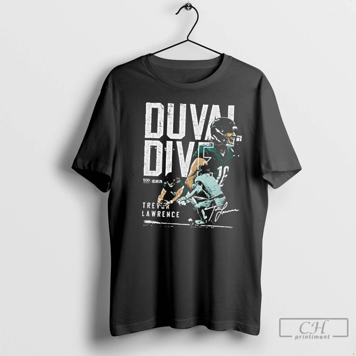 Classic Trevor Lawrence Jacksonville Duval Dive T Shirts