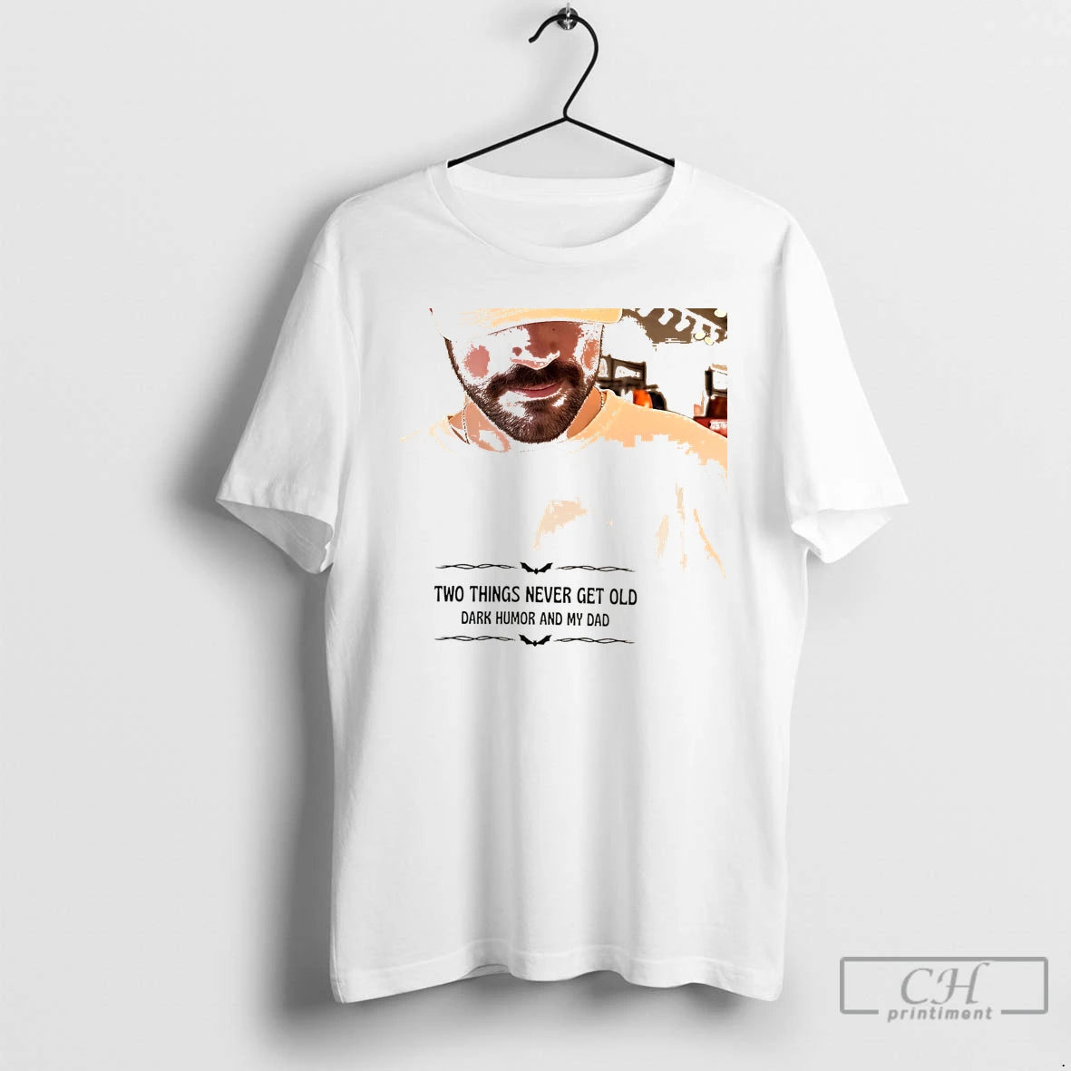 Classic Two Things Never Get Old Dark Humor And My Dad Tee T Shirts Sweater Hoodie, Sweatshirt | HypeDripTees.com