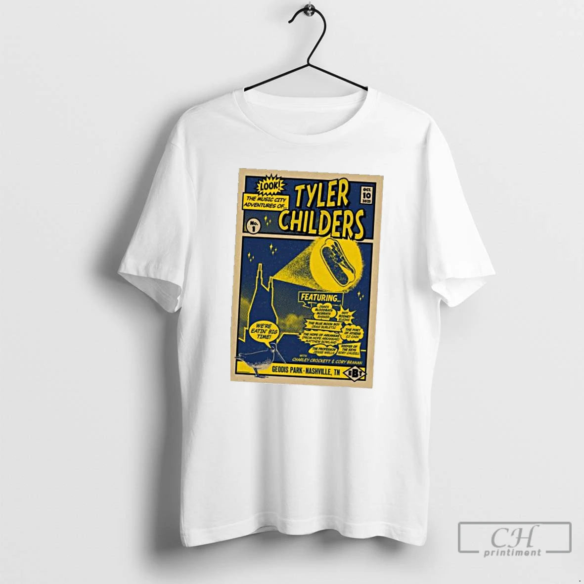 Classic Tyler Childers Geodis Park In Nashville Tn Oct 10 2025 T Shirts