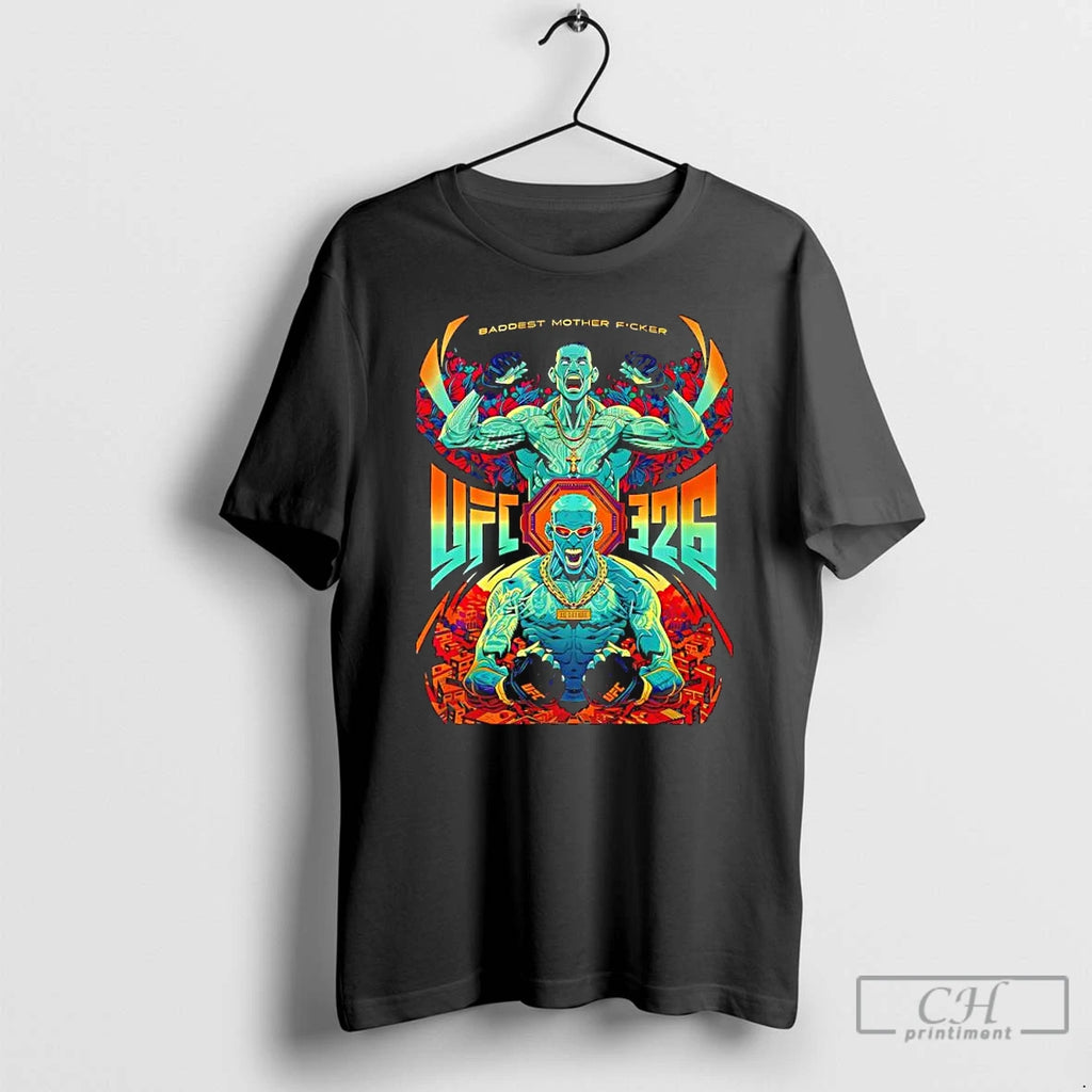Classic Ufc 326 Series Charles Oliveira Vs Max Holloway Baddest Mother Fucker T Shirts Sweater