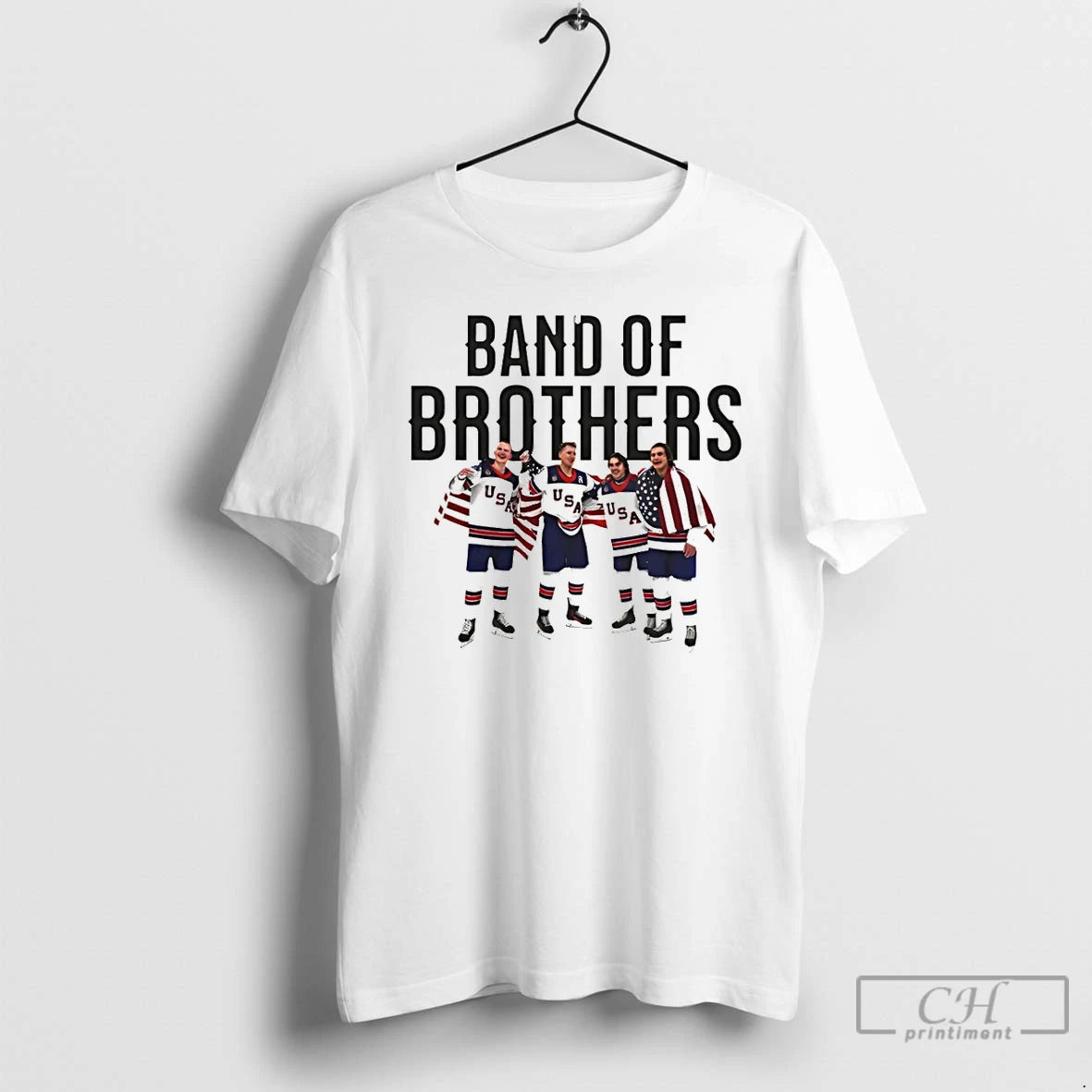 Classic Usa Hockey Band Of Brothers Olympic 2026 Vintage T-Shirts, Hoodie, Sweatshirt | HypeDripTees.com