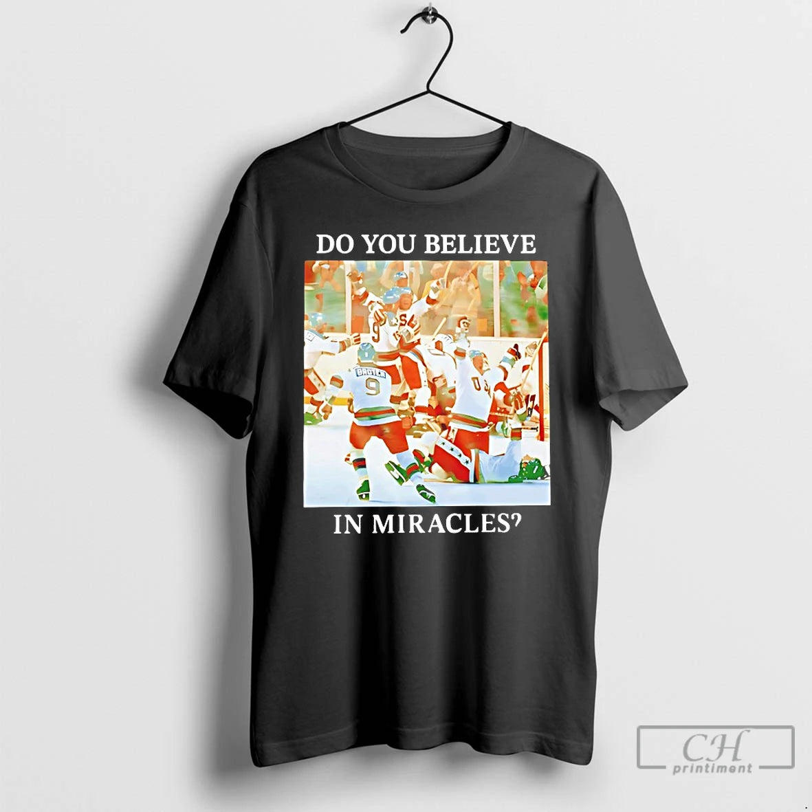 Classic Usa Hockey Champions Do You Believe In Miracles T-Shirts, Hoodie, Sweatshirt | HypeDripTees.com