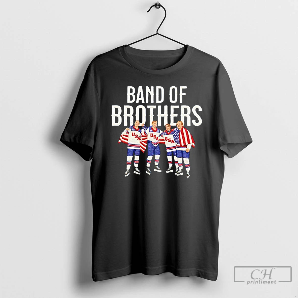 Classic Usa Hockey Team Band Of Brothers Champions T-Shirts, Hoodie, Sweatshirt | HypeDripTees.com