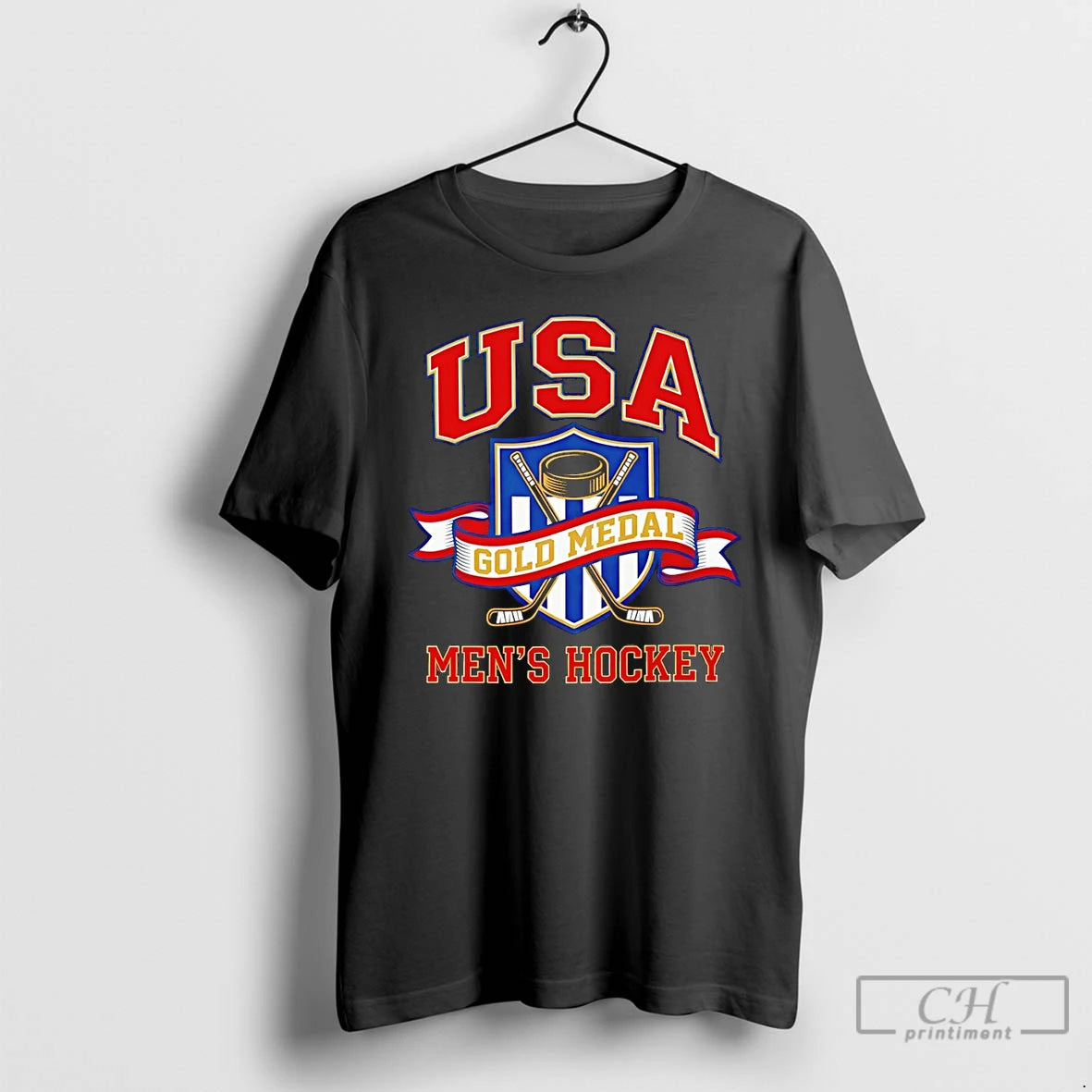 Classic Usa Mens Hockey Gold Medal Red White Blue Usa Sports Team Championship T Shirts Hoodie, Sweatshirt | HypeDripTees.com
