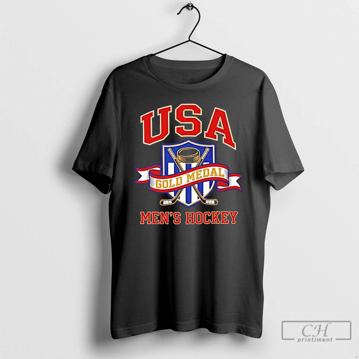 Classic Usa Mens Hockey Gold Medal T-Shirts, Hoodie, Sweatshirt | HypeDripTees.com