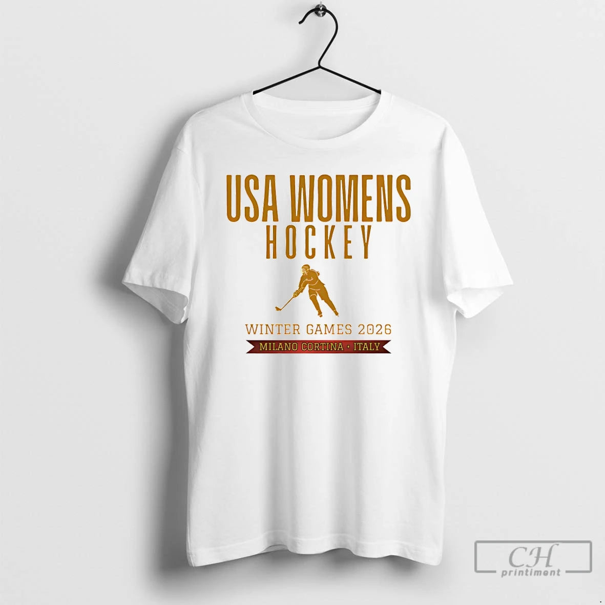 Classic Usa Womens Hockey 2026 Winter Games 2026 Milano Cortina Italy T-Shirts, Hoodie, Sweatshirt | HypeDripTees.com