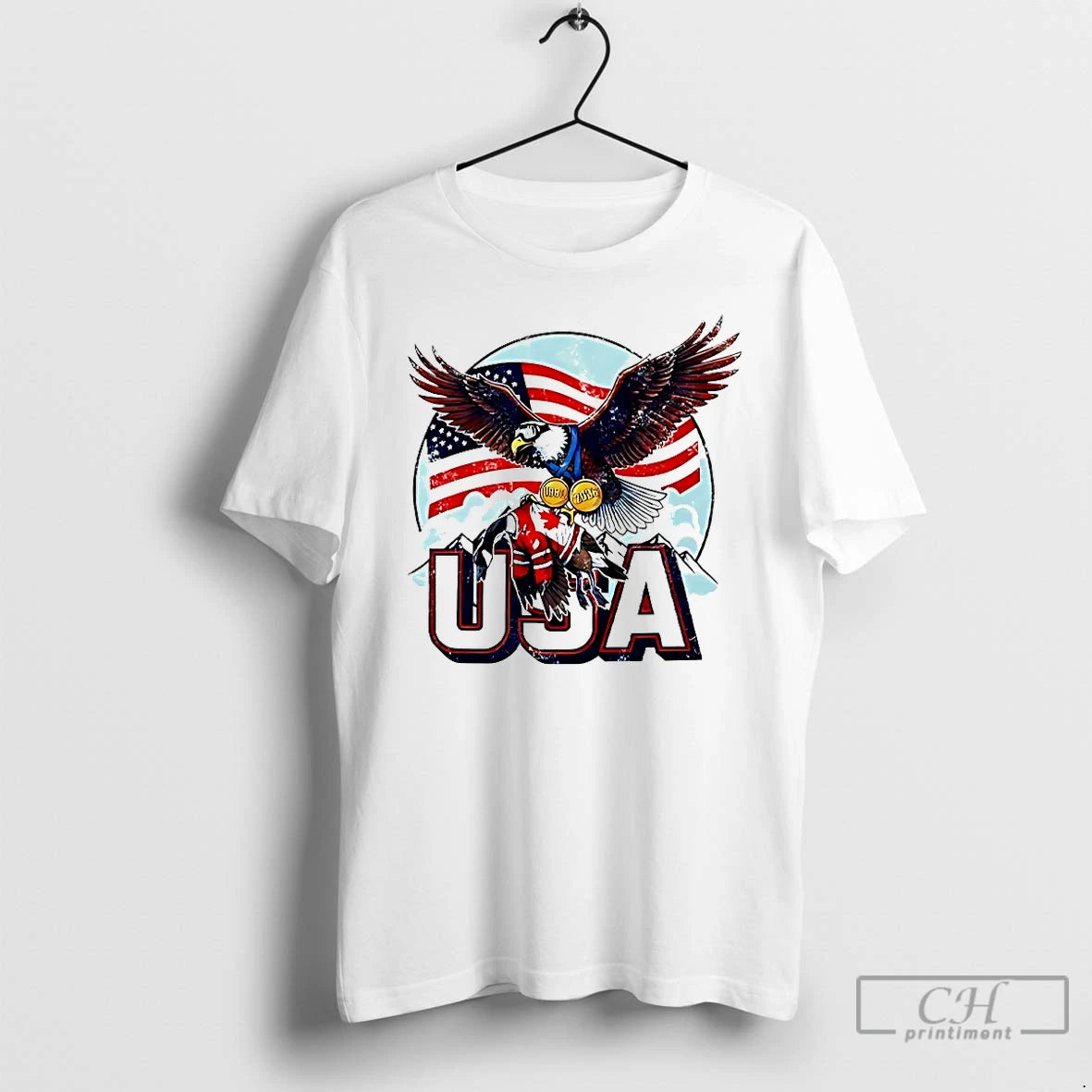 Classic Usa Ice Hockey Eagle Champions 2026 T-Shirts, Hoodie, Sweatshirt | HypeDripTees.com