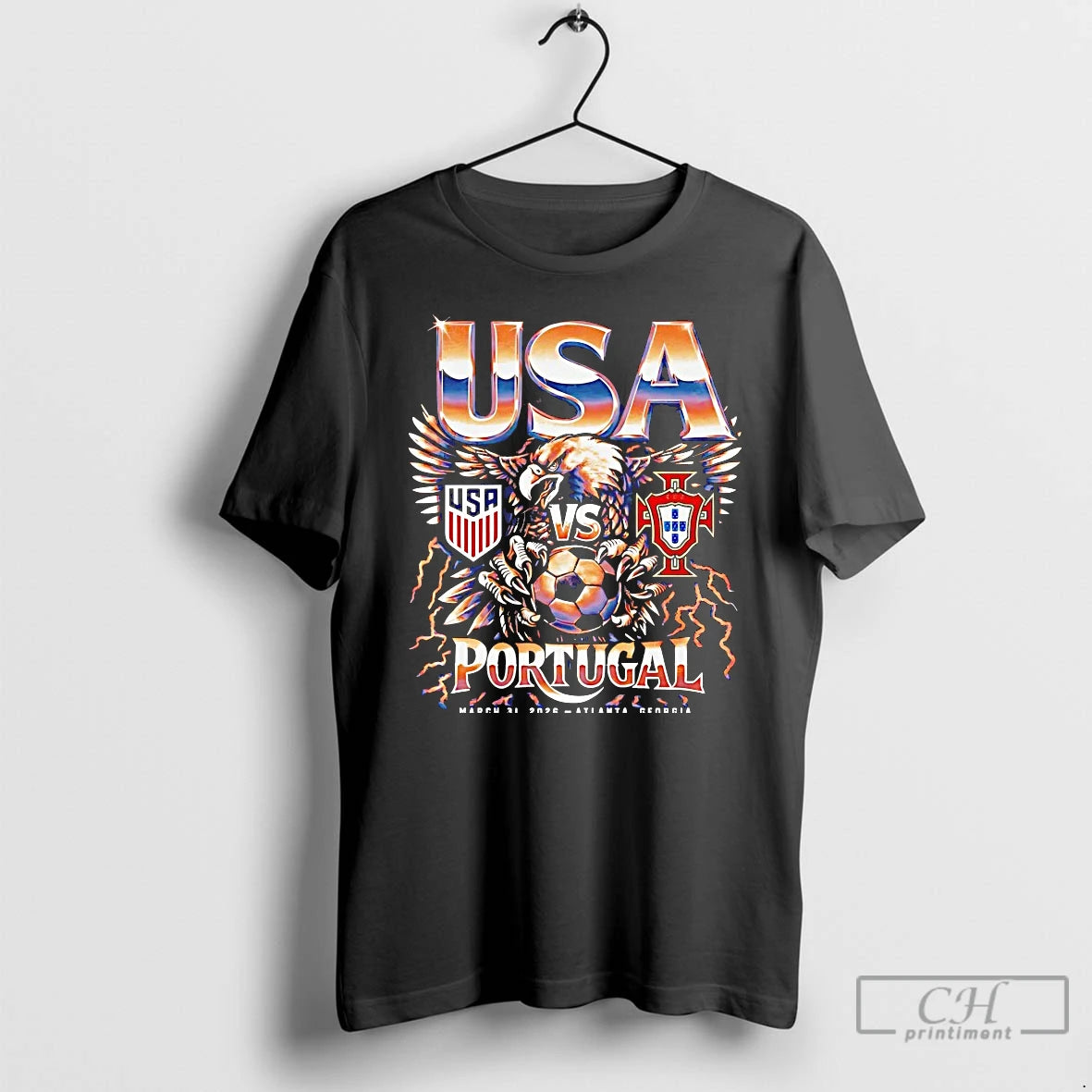 Classic Usmnt Vs Portugal 2026 Match Up T-Shirts, Hoodie, Sweatshirt | HypeDripTees.com