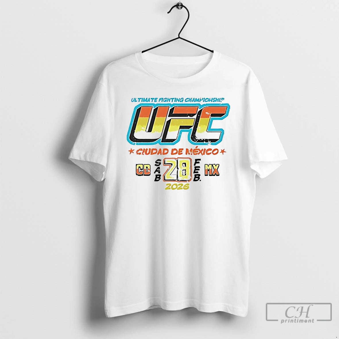 Classic Ultimate Fighting Championship Ciudad De Mexico 2026 T-Shirts, Hoodie, Sweatshirt | HypeDripTees.com