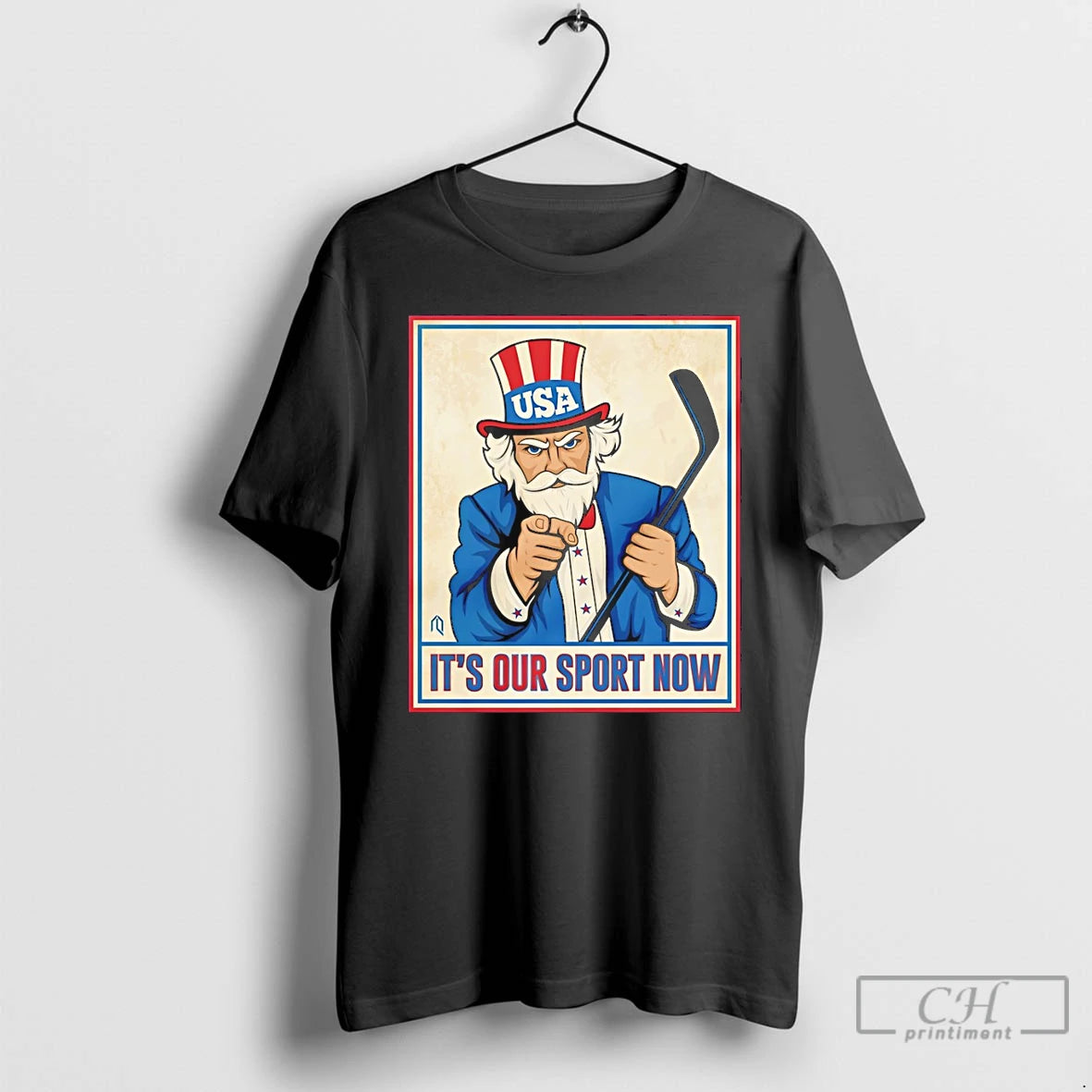 Classic Uncle Sam Usa Hockey Its Our Sport Now Olympic 2026 T-Shirts, Hoodie, Sweatshirt | HypeDripTees.com