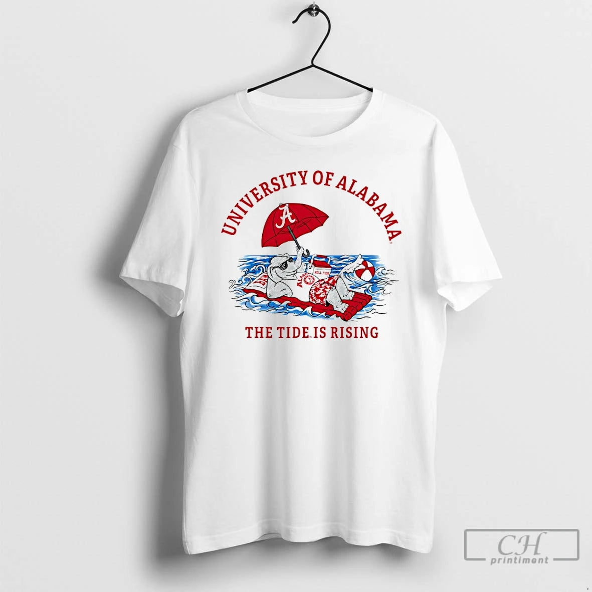 Classic University Of Alabama The Tide Is Rising Mascot T-Shirts, Hoodie, Sweatshirt | HypeDripTees.com