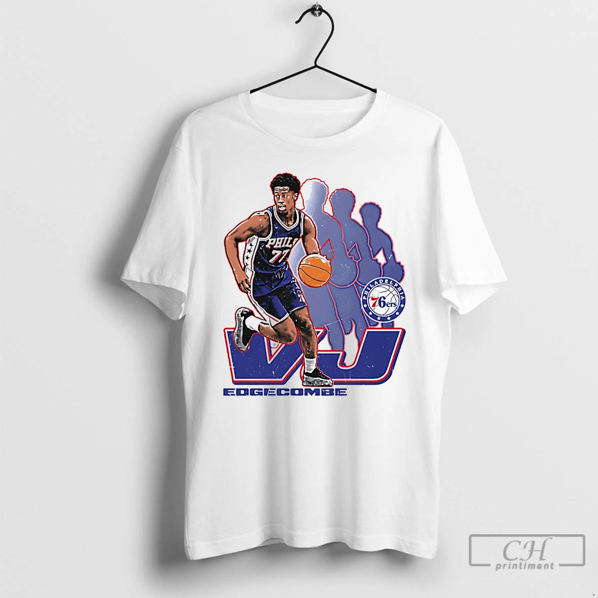 Classic Vj Edgecombe Philadelphia 76ers Retro Signature T-Shirts, Hoodie, Sweatshirt | HypeDripTees.com