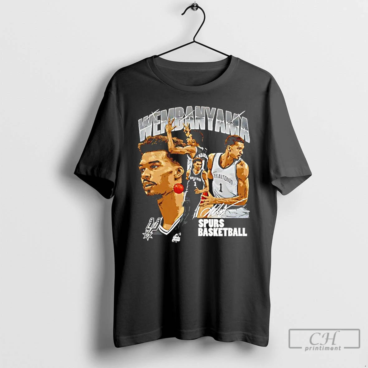 Classic Victor Wembanyama San Antonio Spurs Player Collage Autographed T-Shirts, Hoodie, Sweatshirt | HypeDripTees.com