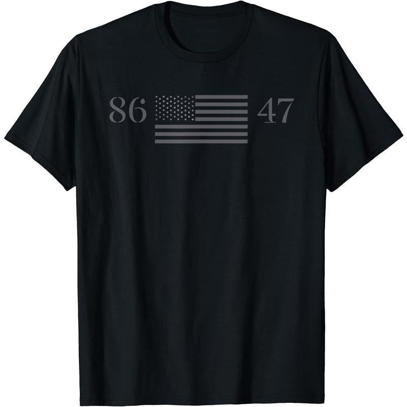 Classic Vintage 80s Style 86 47 Anti Trump 8647 T-Shirt | Unisex Cotton Tee T-shirt Hoodie, Sweatshirt | HypeDripTees.com