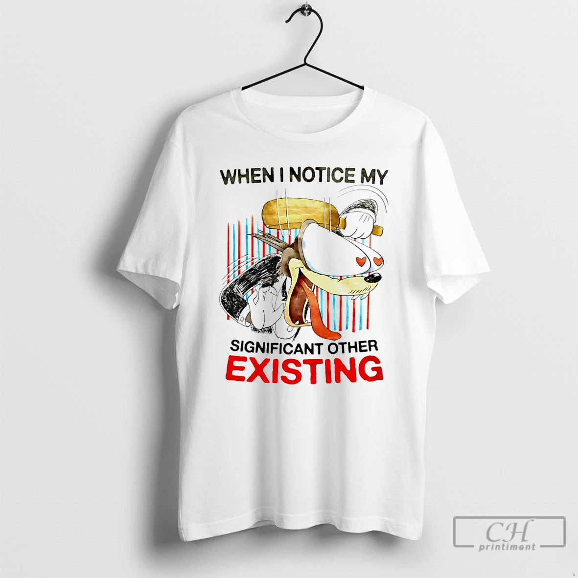 Classic When I Notice My Significant Other Existing T-Shirts, Hoodie, Sweatshirt | HypeDripTees.com