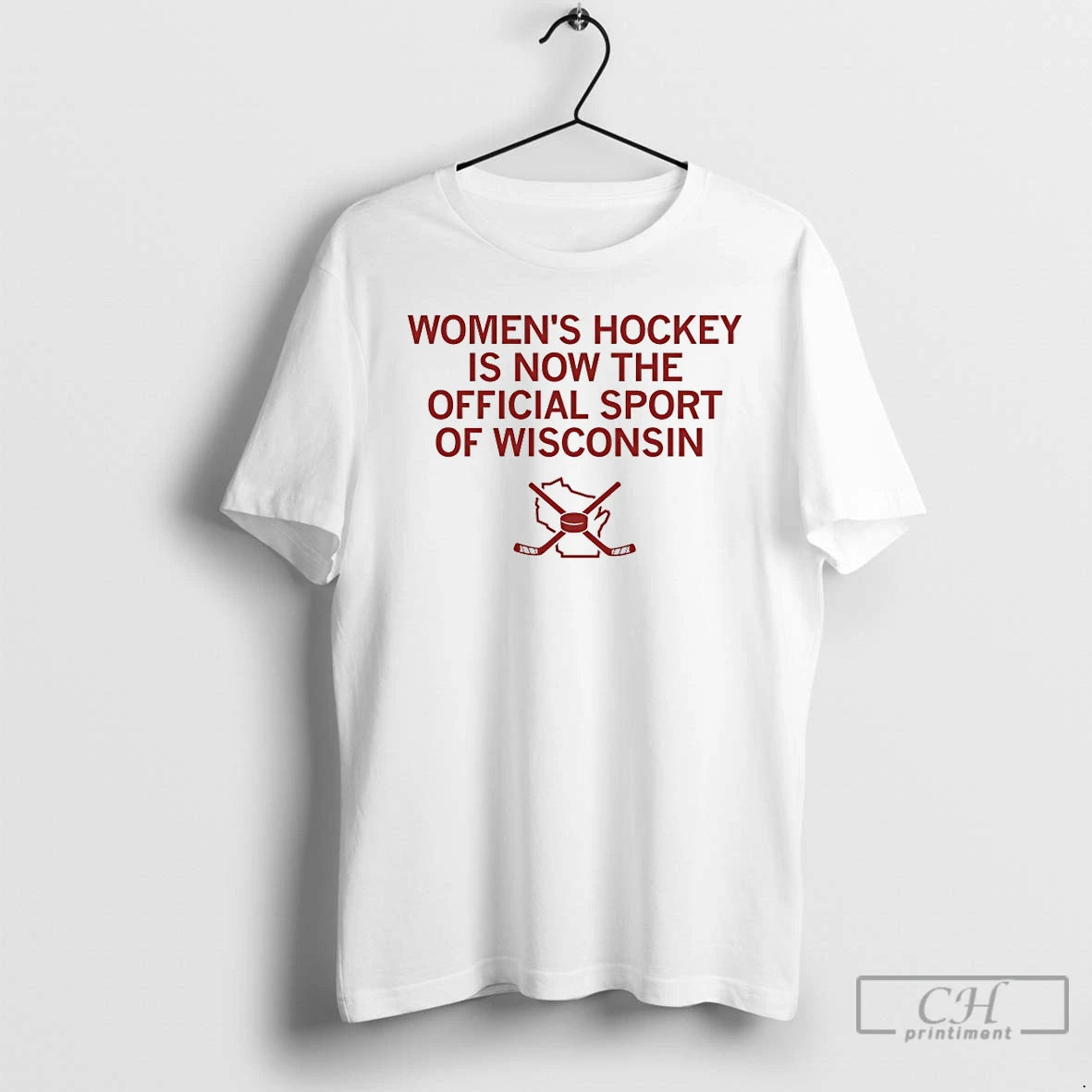 Classic Womens Hockey Is Now The Sport Of Wisconsin T-Shirts, Hoodie, Sweatshirt | HypeDripTees.com