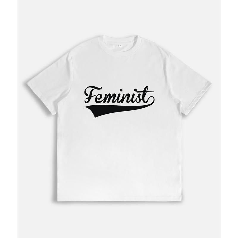 Classic and Impactful T - Shirt with a Clear Feminist Statement: "Feminist" style 02 Hoodie, Sweatshirt | HypeDripTees.com