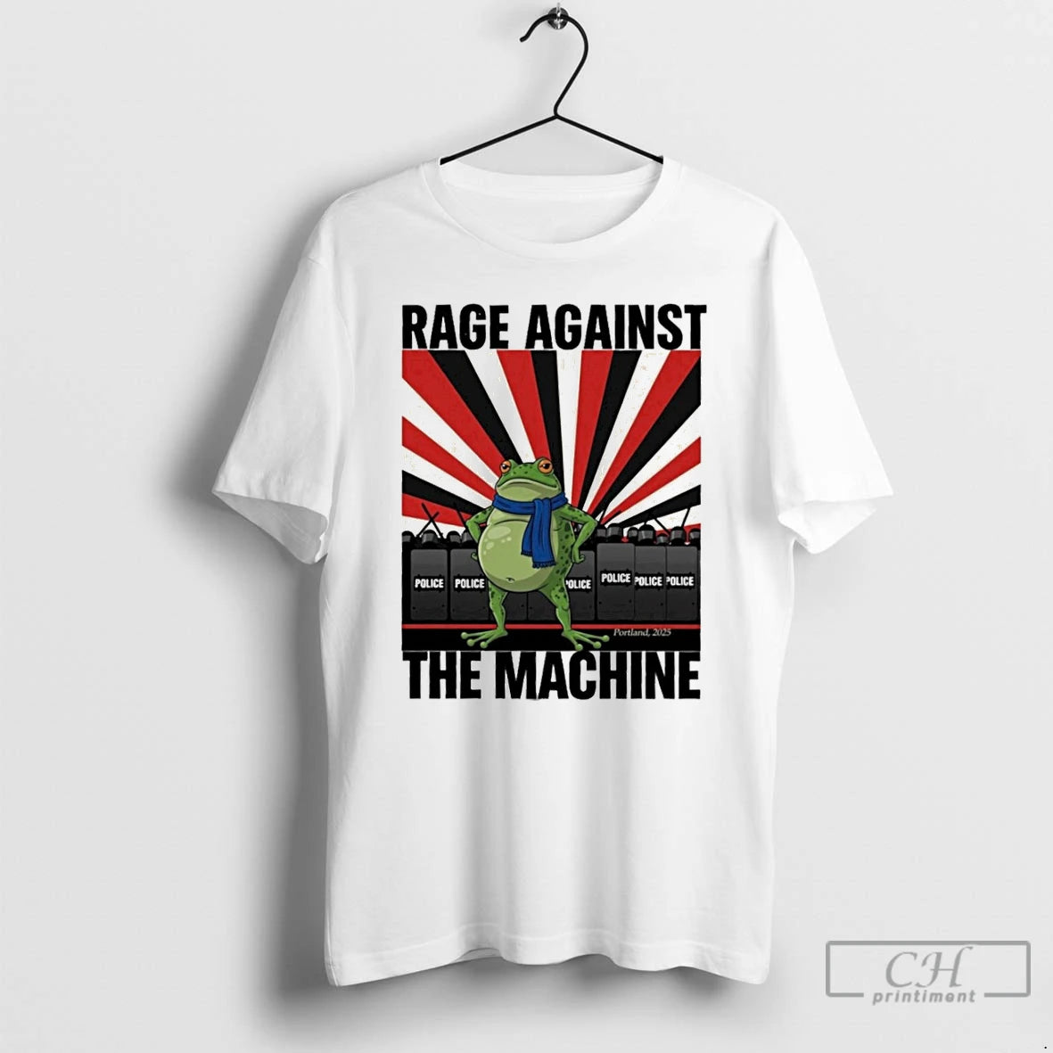 Classic Rage Against The Machine Frog Political Protest 2025 T Shirts
