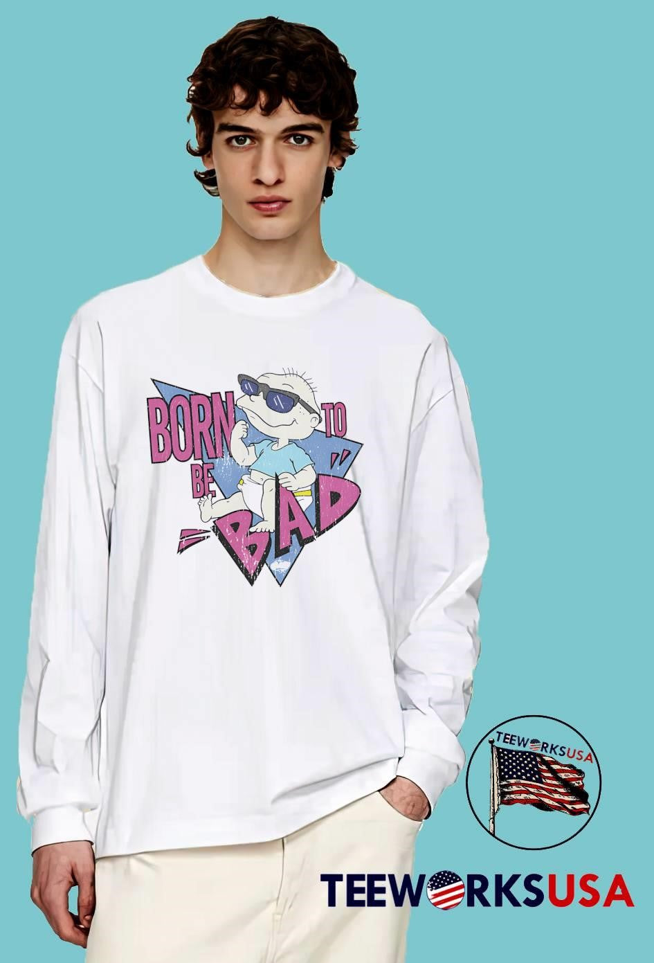 Clay Born to be Bad Tommy Pickles Rugrats T-Shirt