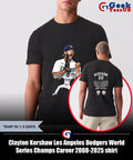 Clayton Kershaw Los Angeles Dodgers World Series Champs Career 2008-2025 shirt